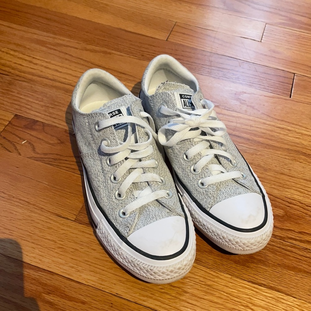 Converse sneakers, light grey, size 7